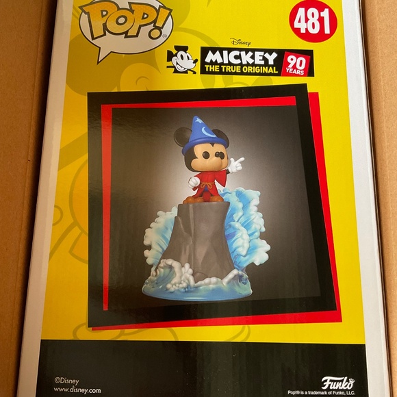 FUNKO POP  SORCERER MICKEY  481  JUMBO BOX BOXLUNCH EXCLUSIVE MOVIE MOMMENTS - Picture 2 of 3